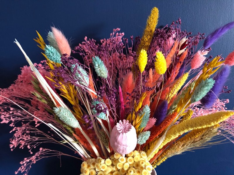 The Happy Blossoms are the affordable dried flowers scattering every Instagram and&nbsp;fireplace.